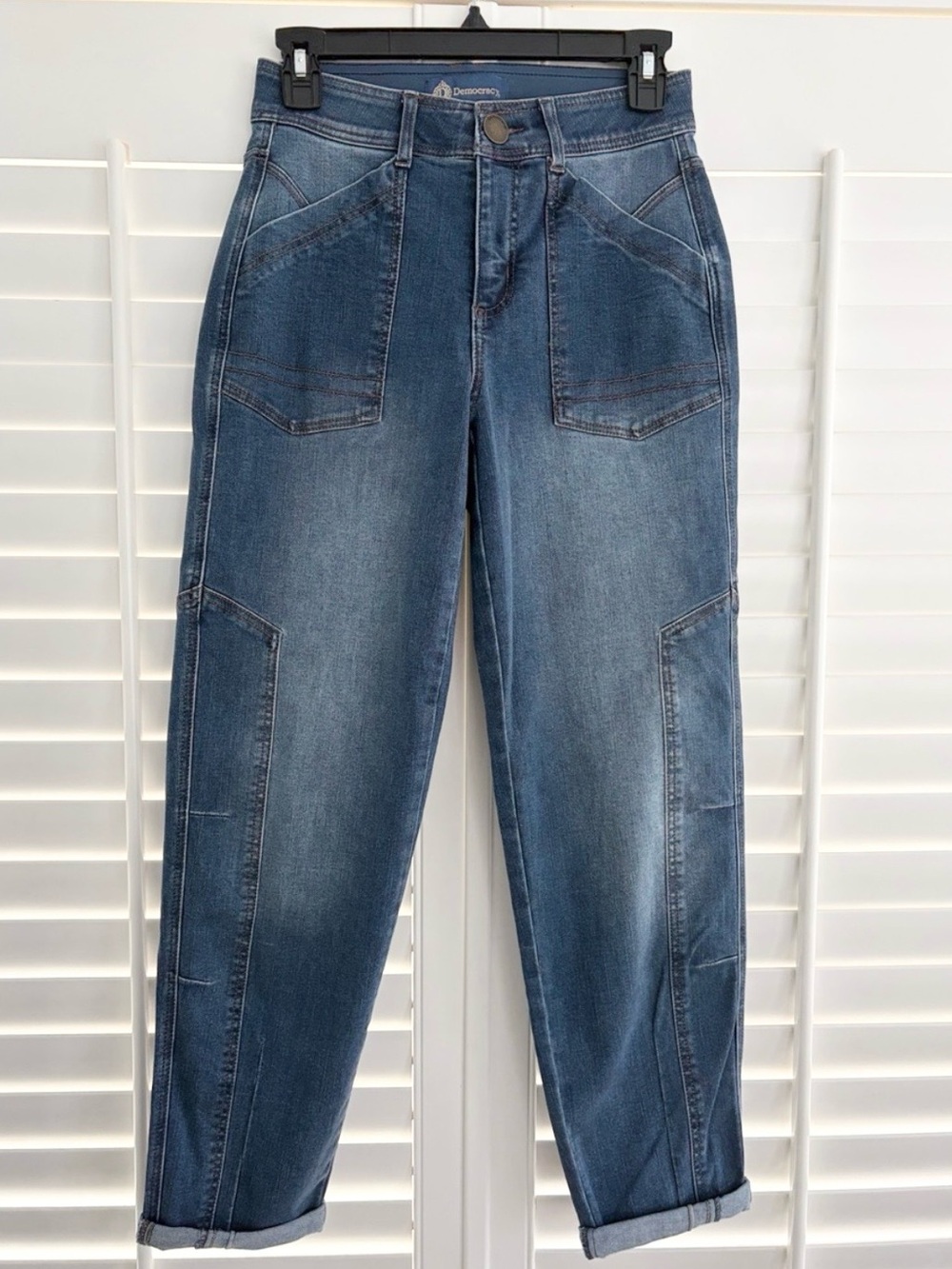 Democracy High Rise Tapered Straight Leg Jean - Picture 9 of 15